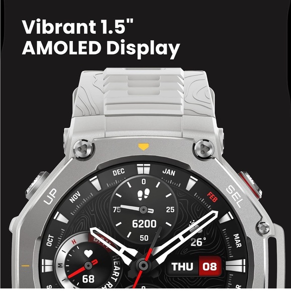 NEW Amazfit T-Rex 3 Outdoor Smart Watch AMOLED Dsply Maps GPS 27 Days Btty Life - Picture 5 of 10